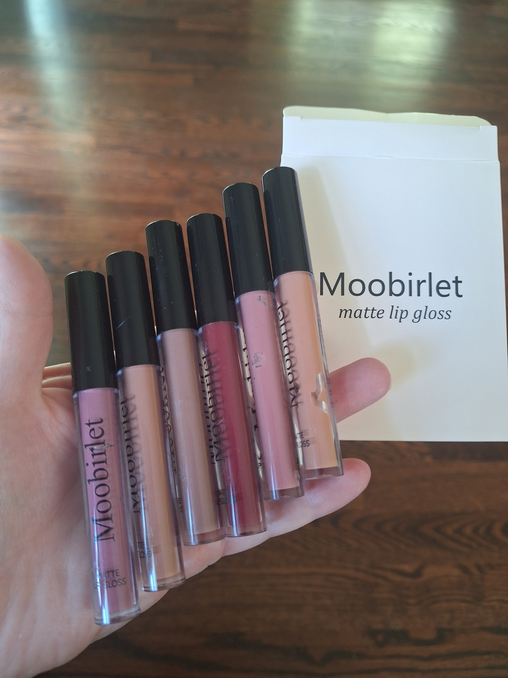 Matte Lip Gloss Set - Nude & Pink Tones
